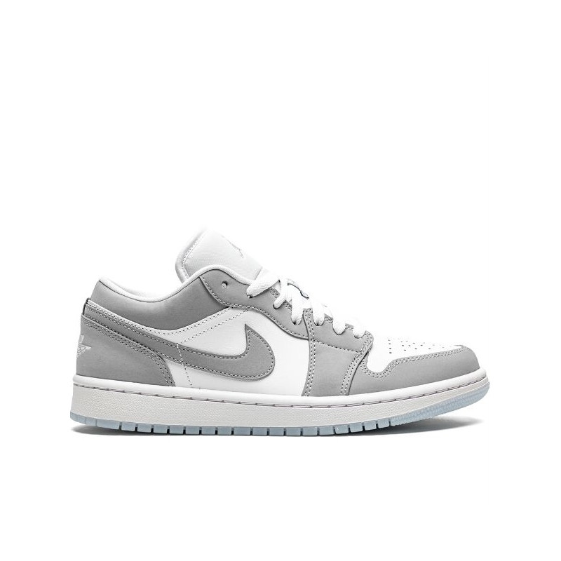 Air Jordan 1 Low "White/Wolf Grey" (Women's)