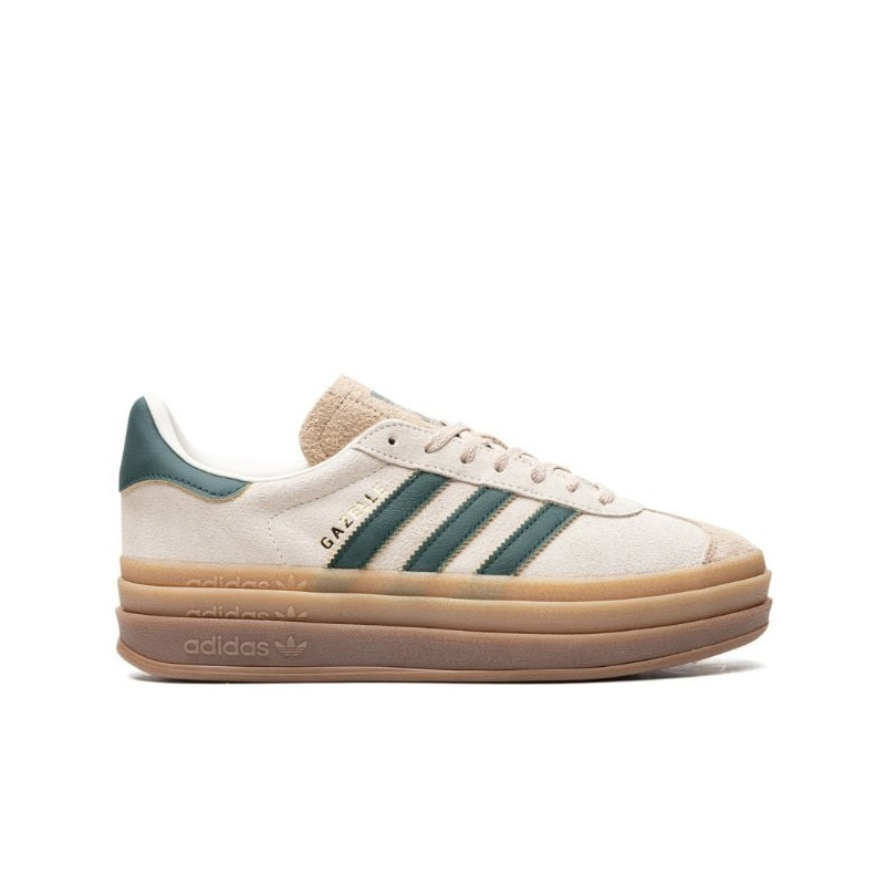 adidas Gazelle Bold Magic Beige Collegiate Green (Women's)