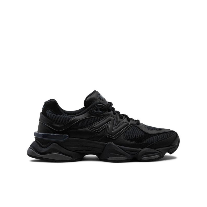 New Balance 9060 Triple Black Leather