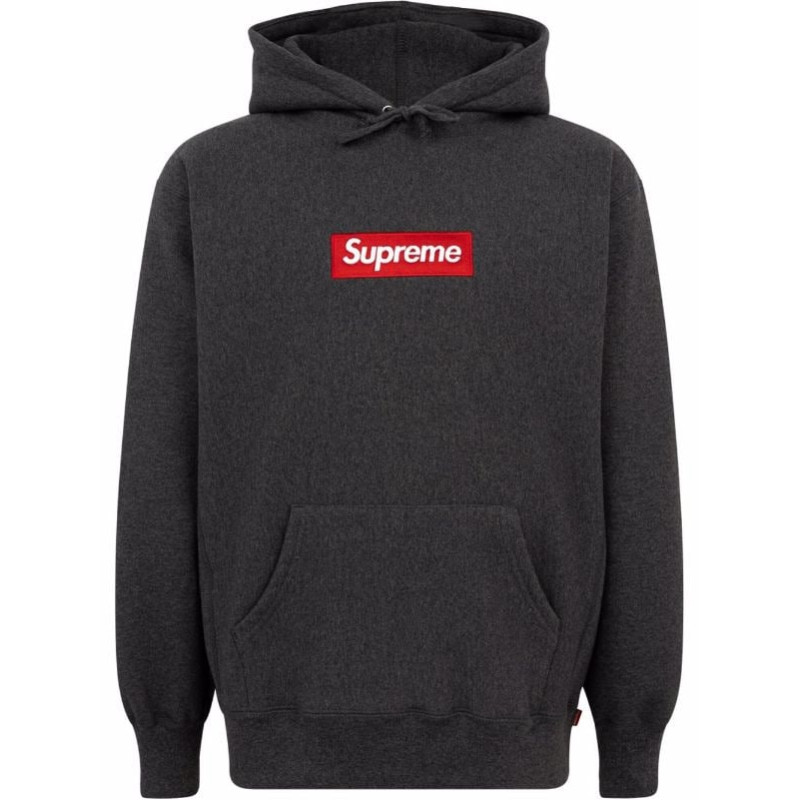 Supreme Box Logo hoodie Dark Grey