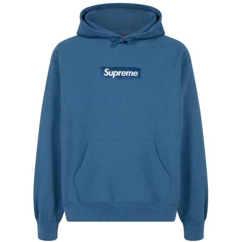 Supreme Box Logo hoodie Prussian blue