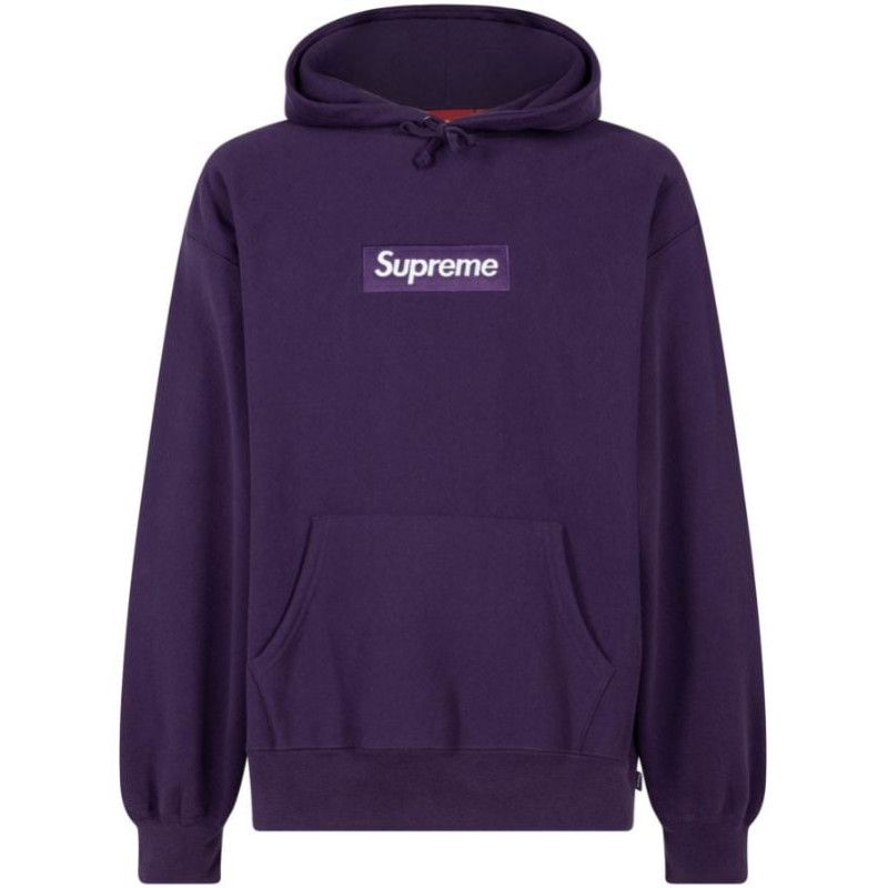 Supreme Box Logo hoodie Dark Purple