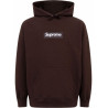 Supreme Box Logo hoodie Dark Brown