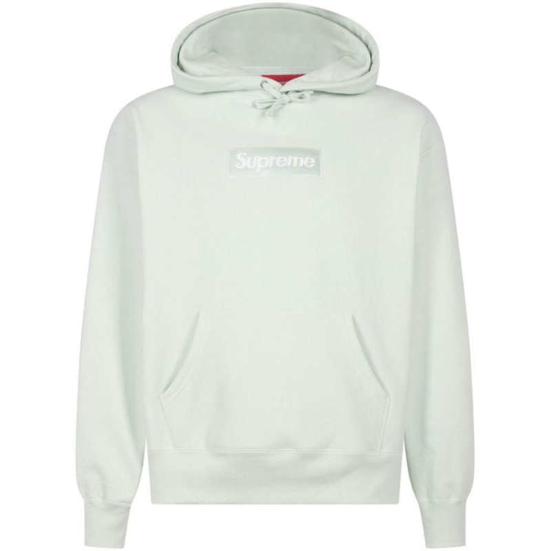 Supreme Box Logo hoodie Light Green